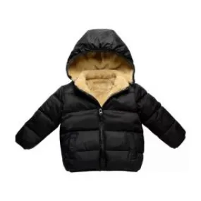 Doudoune pour garçon matelassée avec doublure fourrure